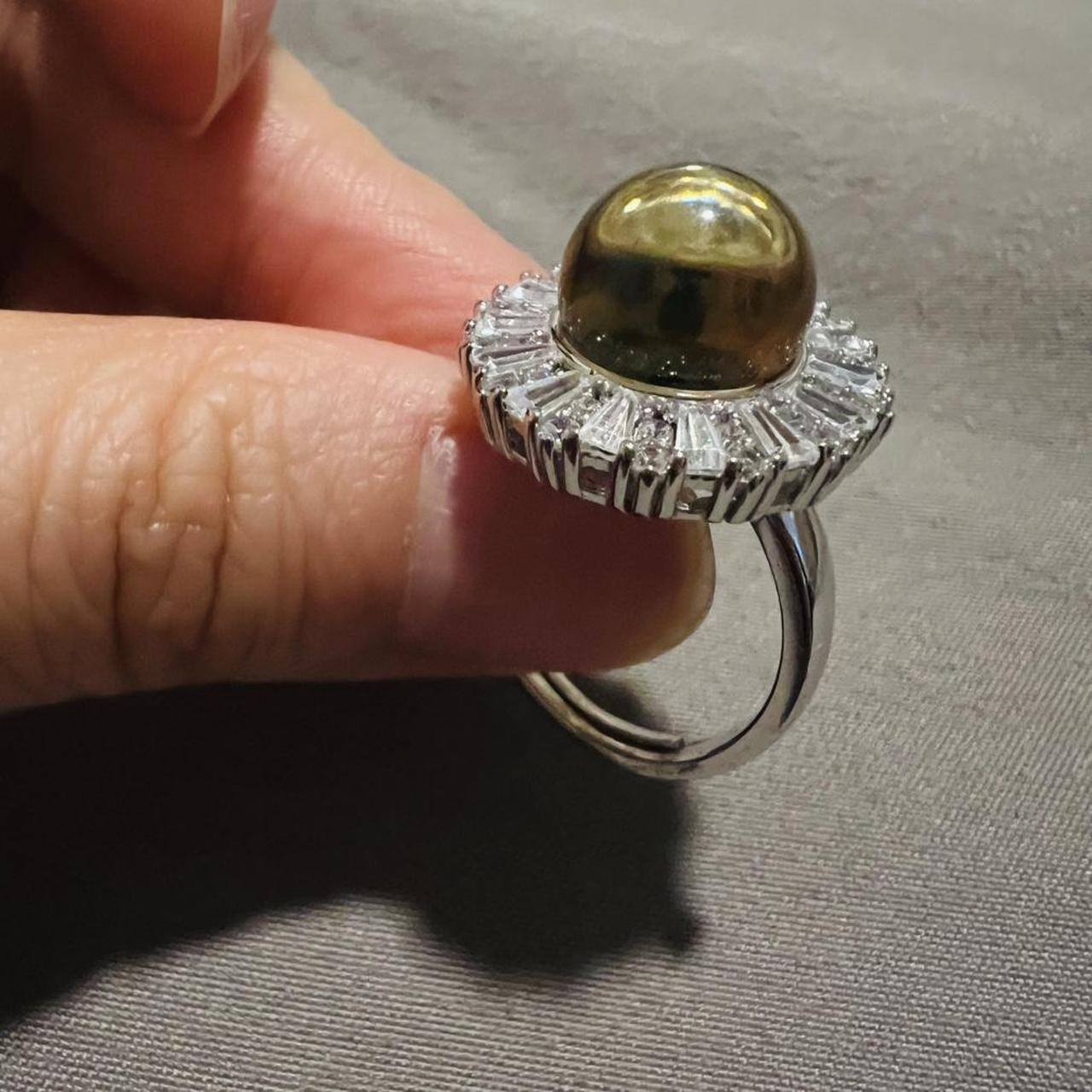 Women's Ring - Silver/Grey – Bold statement ring … - image 2