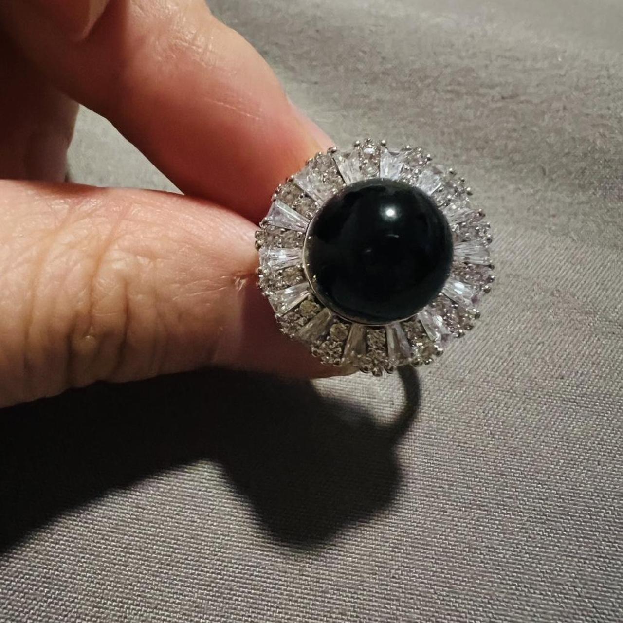 Women's Ring - Silver/Grey – Bold statement ring … - image 4