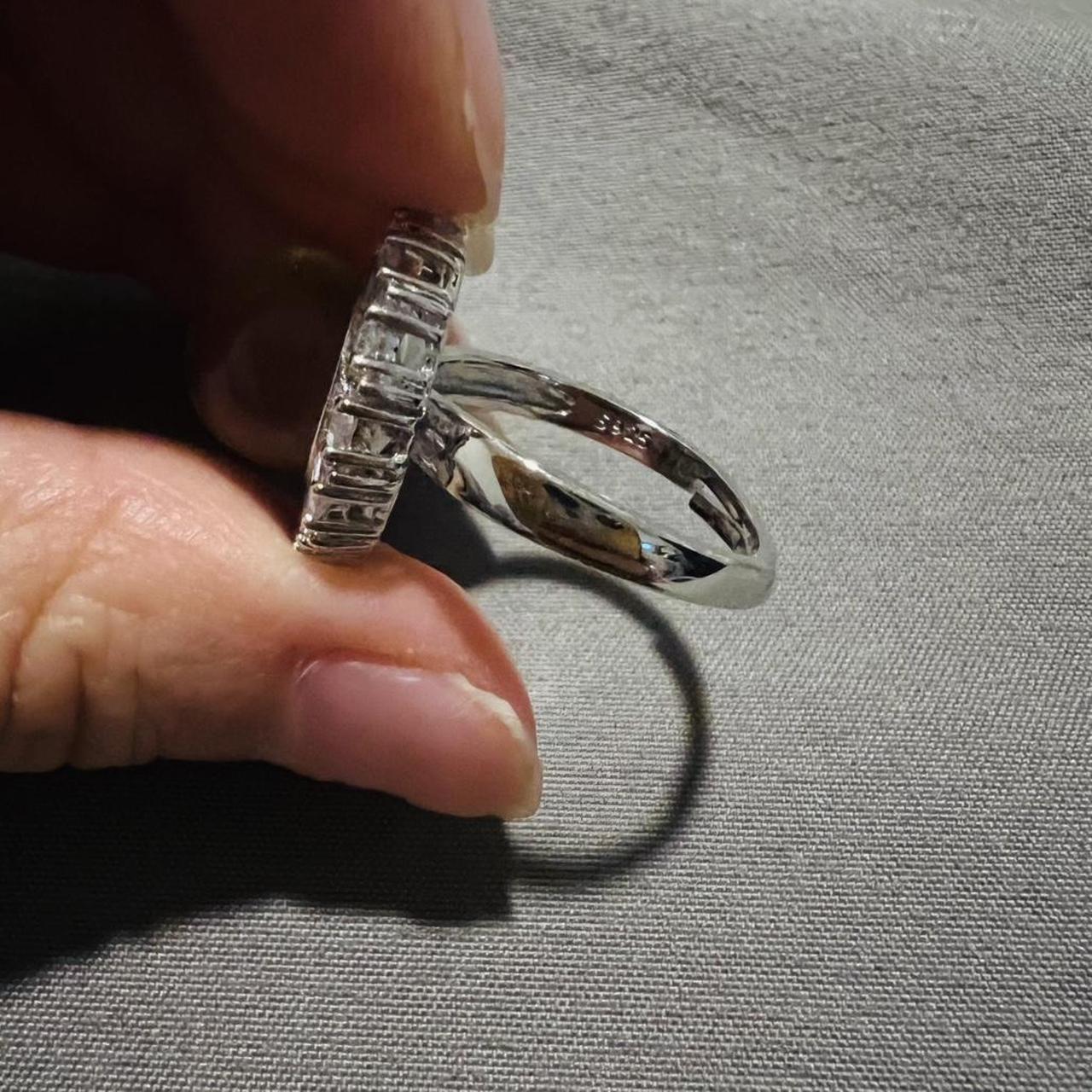 Women's Ring - Silver/Grey – Bold statement ring … - image 7