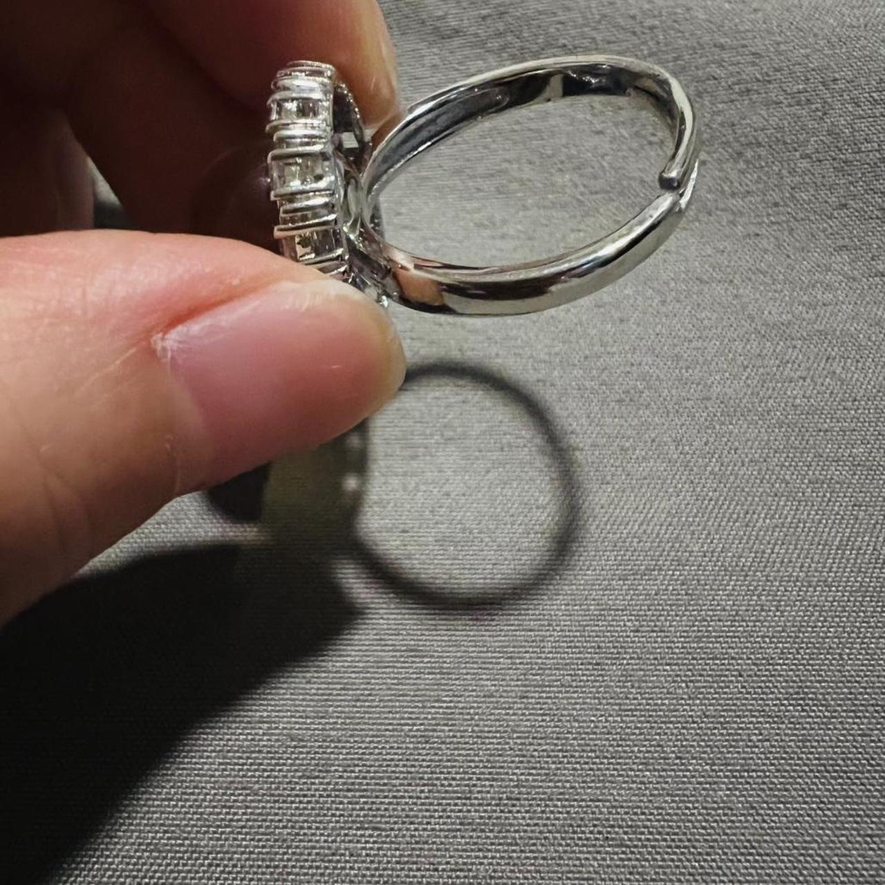 Women's Ring - Silver/Grey – Bold statement ring … - image 6