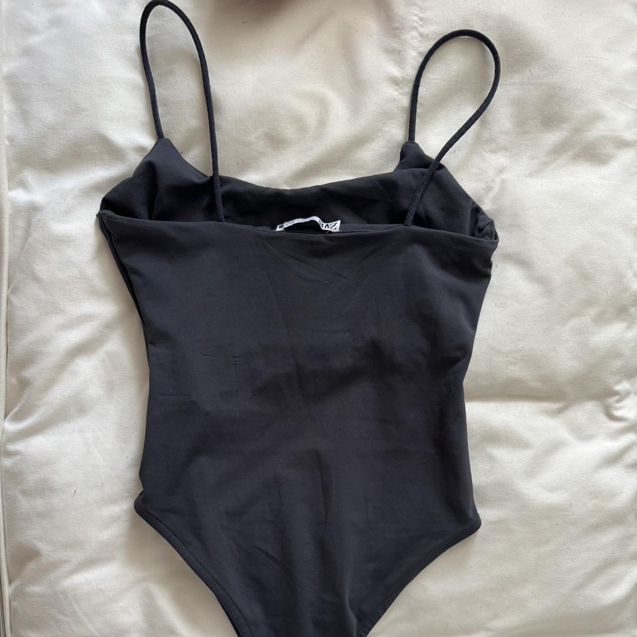 spanx black shaping bodysuit selling 2 size - Depop