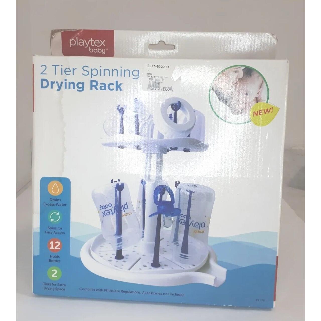 Playtex Baby 2 Tier Spinning Drying Rack. Spins