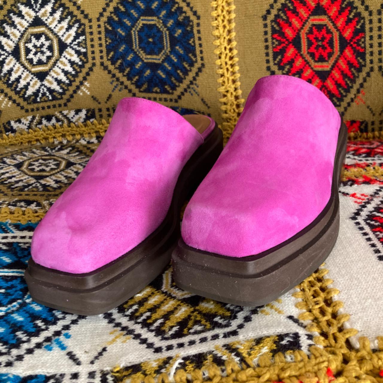 Eckhaus Latta Women's Pink and Purple Clogs (4)