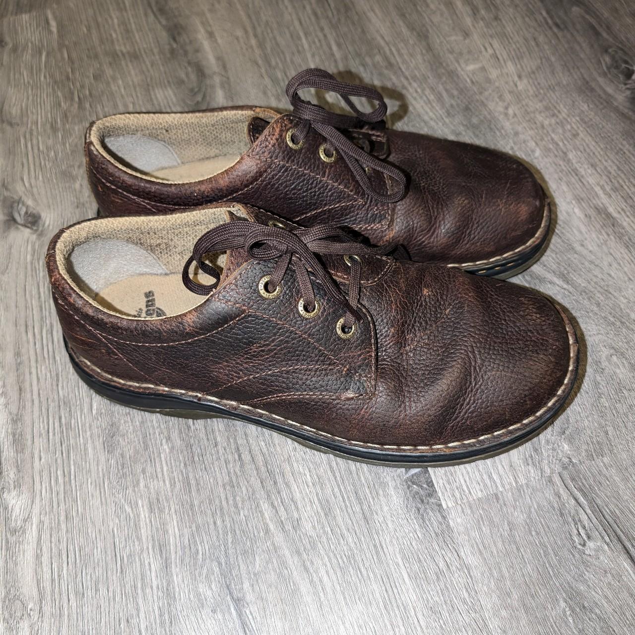 #Dr. Martens Men’s Ordell #Pebbled #Brown #Leather... - Depop