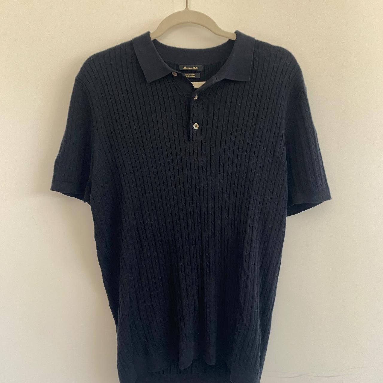 massimo dutti knit polo