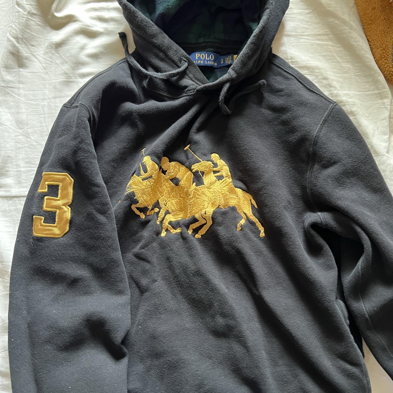 Rare polo Ralph Lauren triple pony hoodie retail. Depop