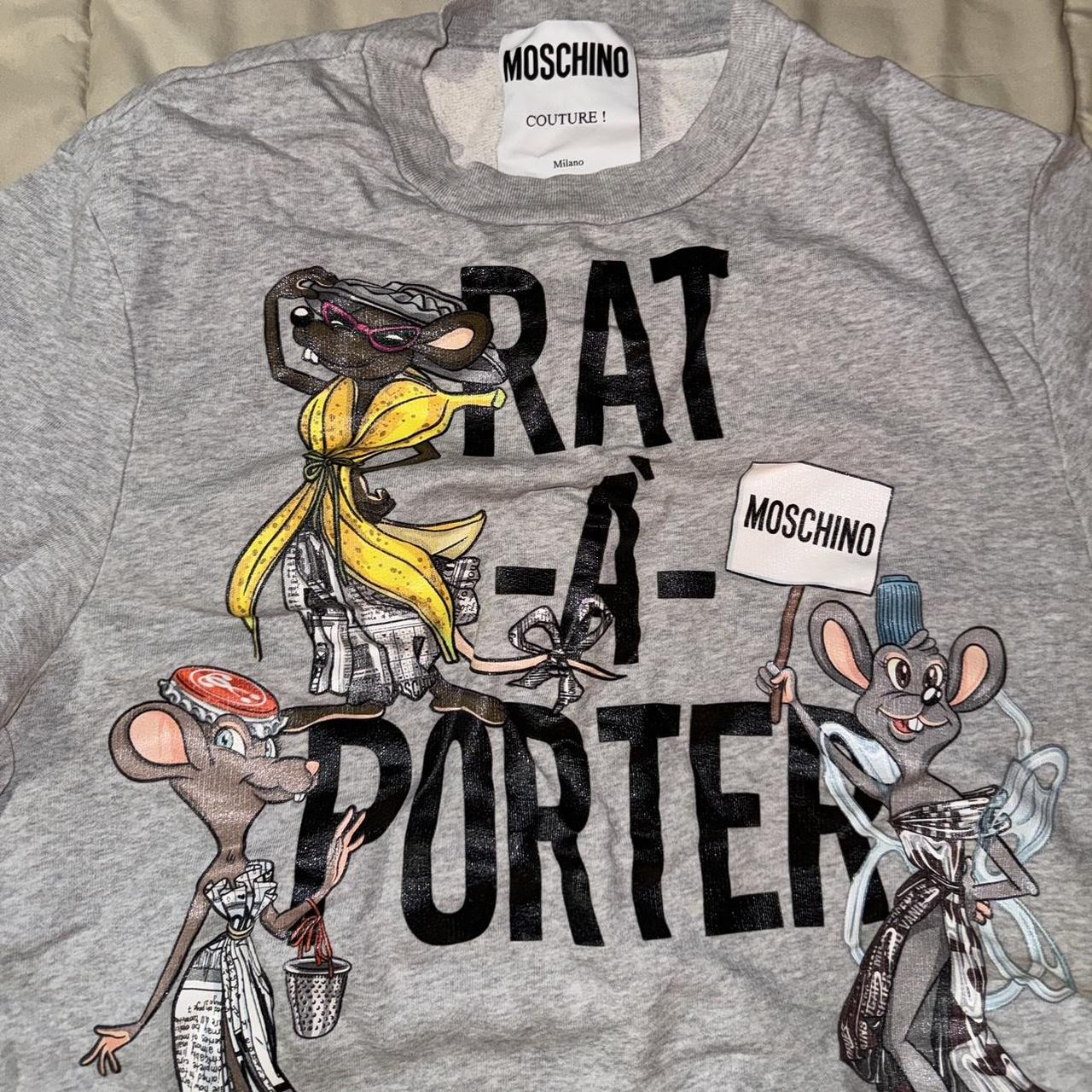 MOSCHINO Rat A Porter Couture sweater. Depop