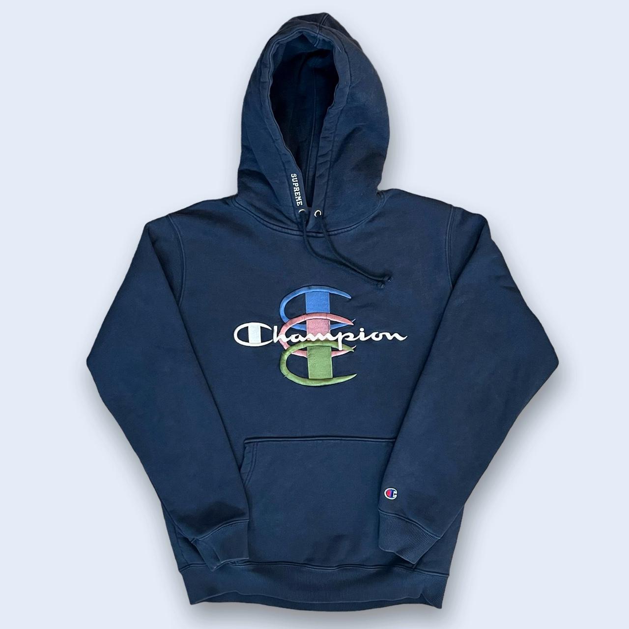 Supreme champion stacked clearance hoodie