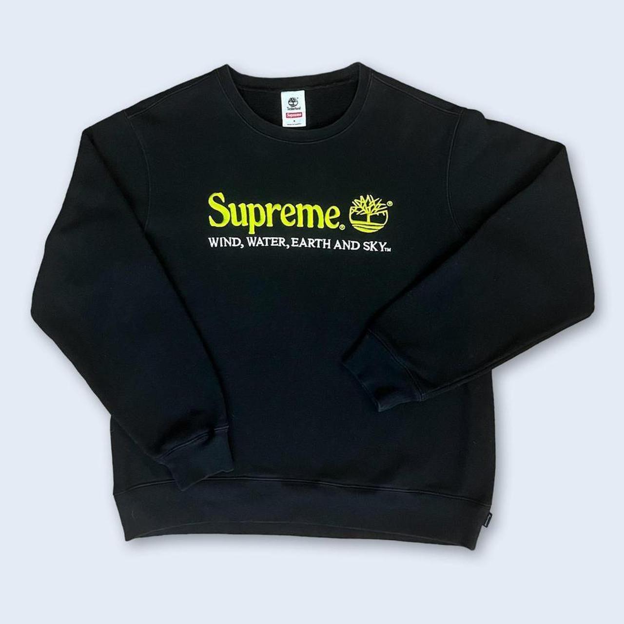 Supreme x Timberland Sweatshirt Black, Small, SS20... - Depop