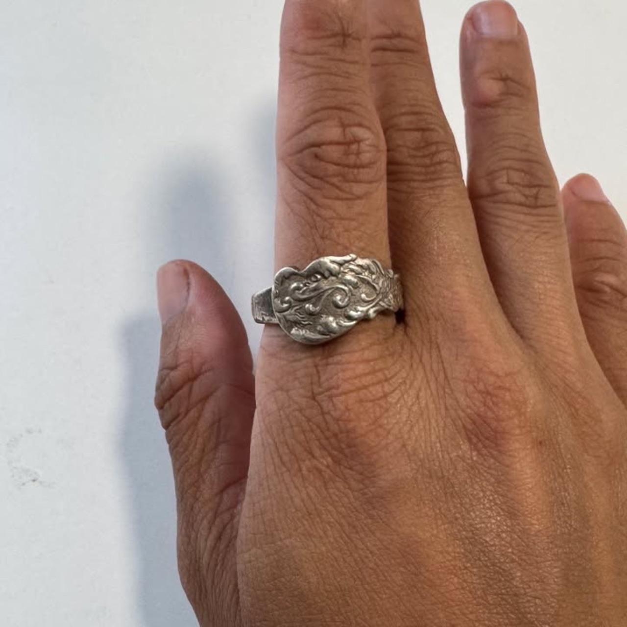 Source Unknown Women's Ring - Silver – Spoon ring… - image 5