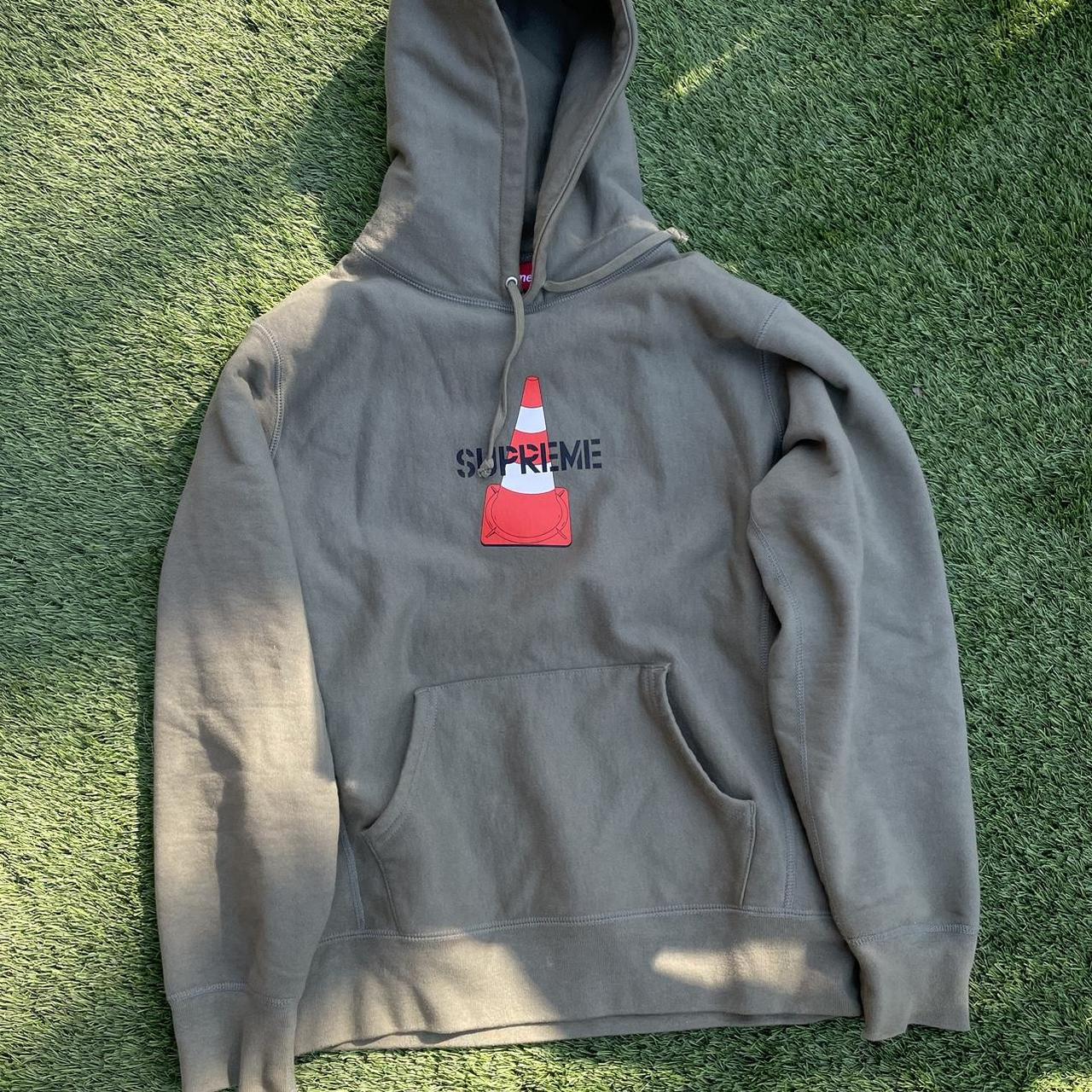 Supreme traffic hot sale cone hoodie