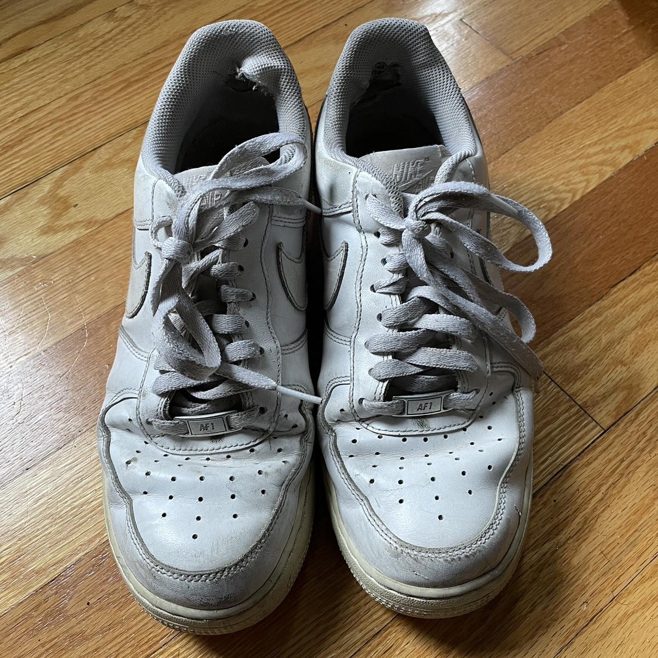 pretty worn air forces - Depop