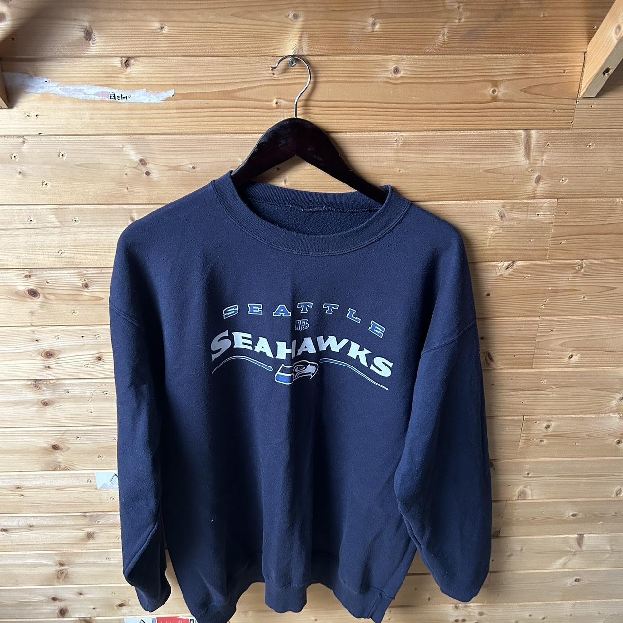 Vintage Seattle Seahawks Crewneck Sweatshirt. - Depop