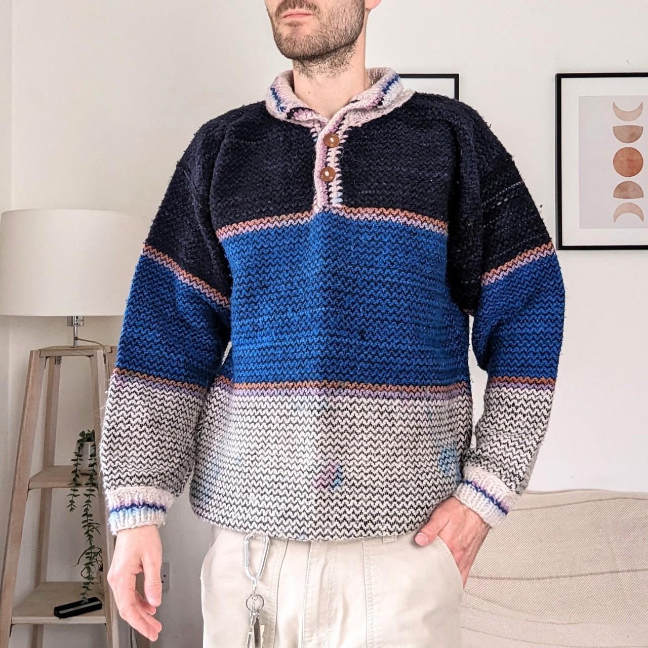 Vintage 80s Handmade Ecuadorian Colourful Depop