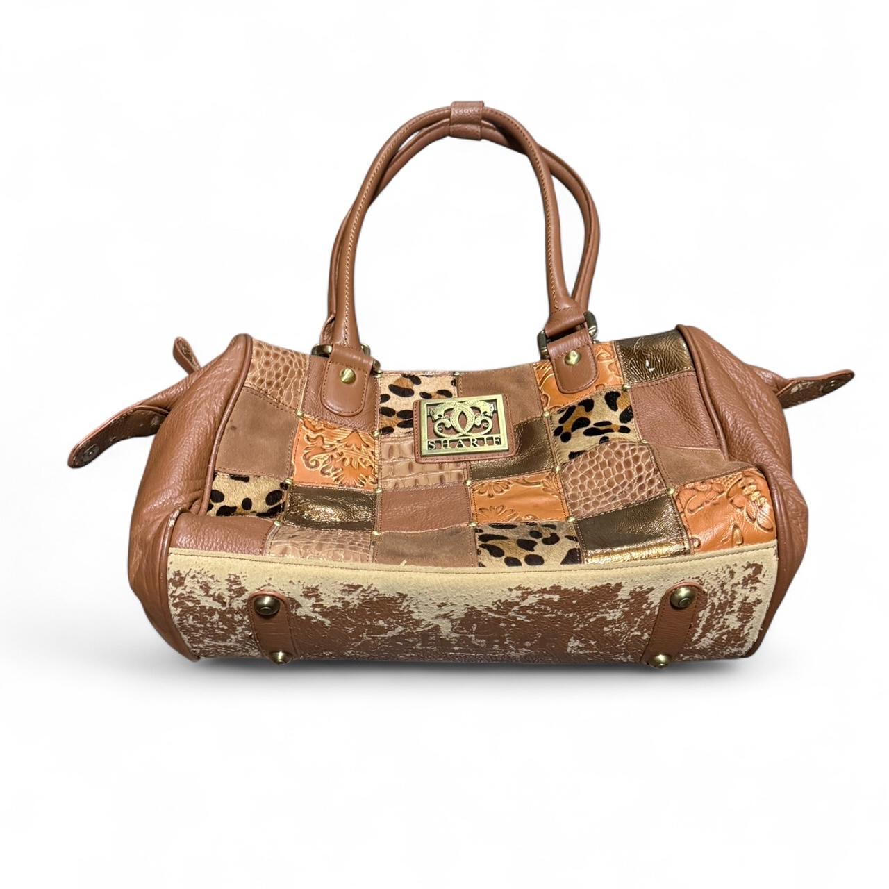 Women's Shoulder bags - Brown/Tan – Brown patchwo… - image 1