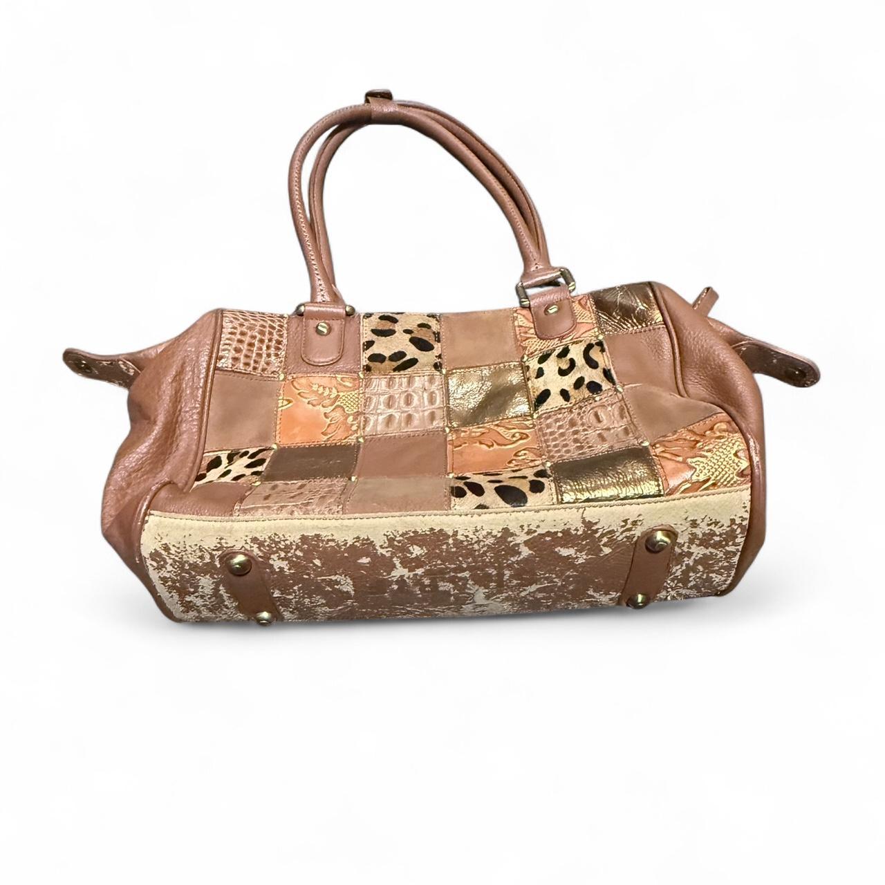 Women's Shoulder bags - Brown/Tan – Brown patchwo… - image 5