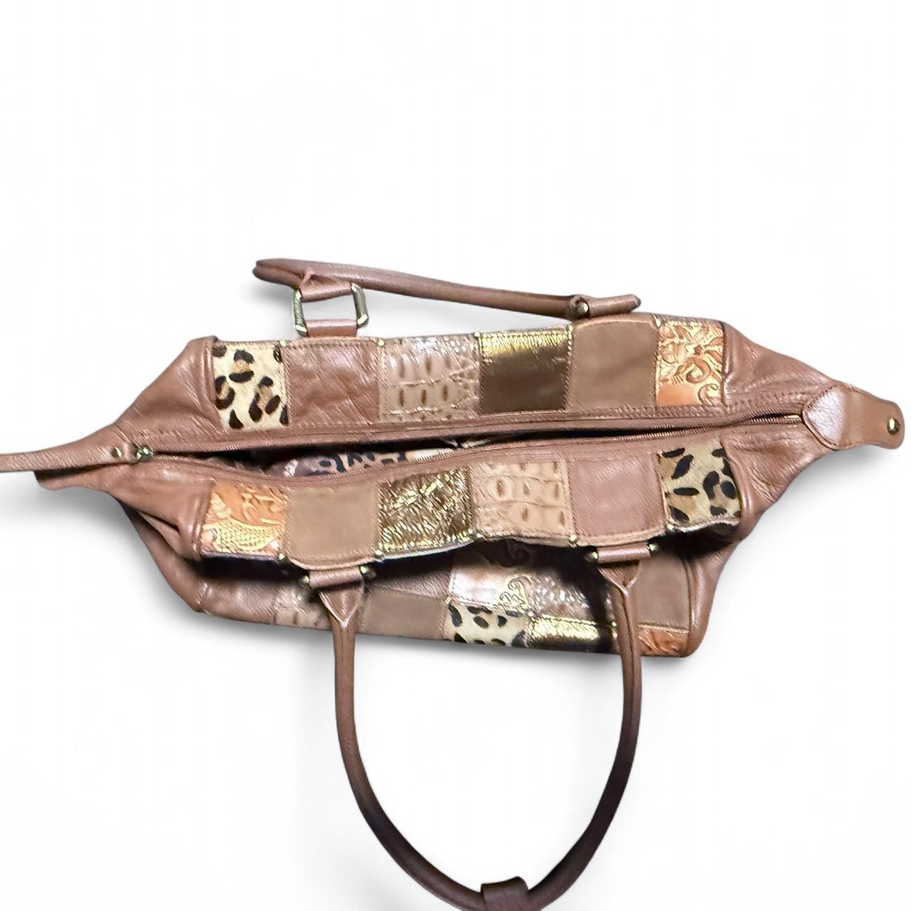 Women's Shoulder bags - Brown/Tan – Brown patchwo… - image 8