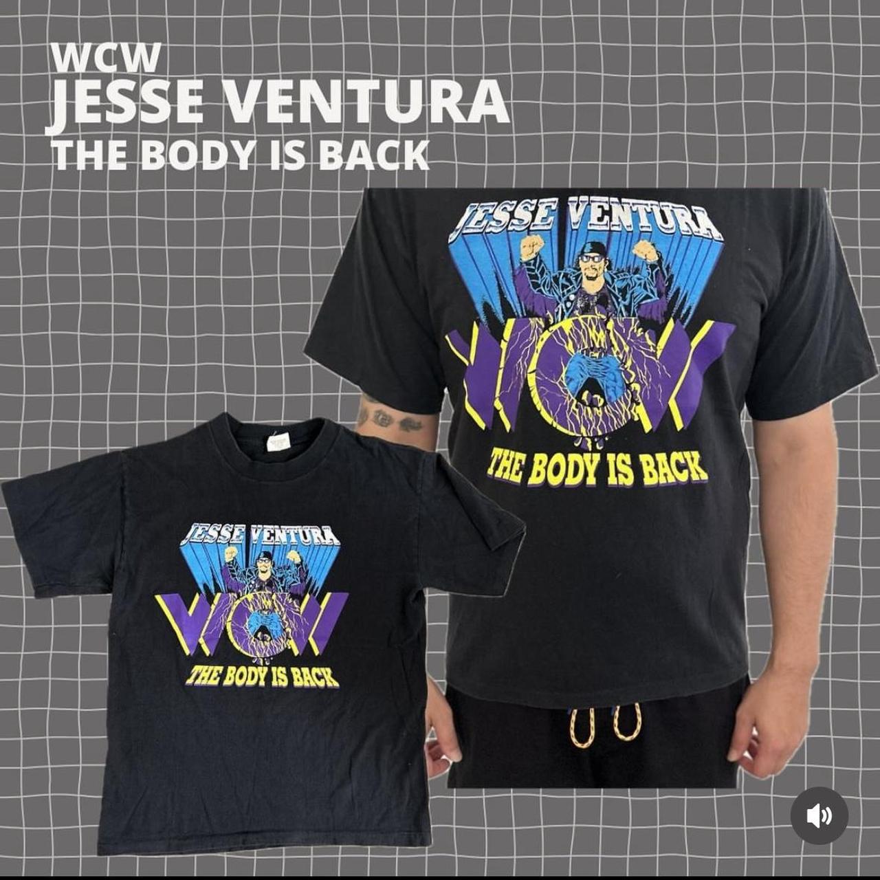 Hot Vintage WCW Jesse Ventura T-shirt