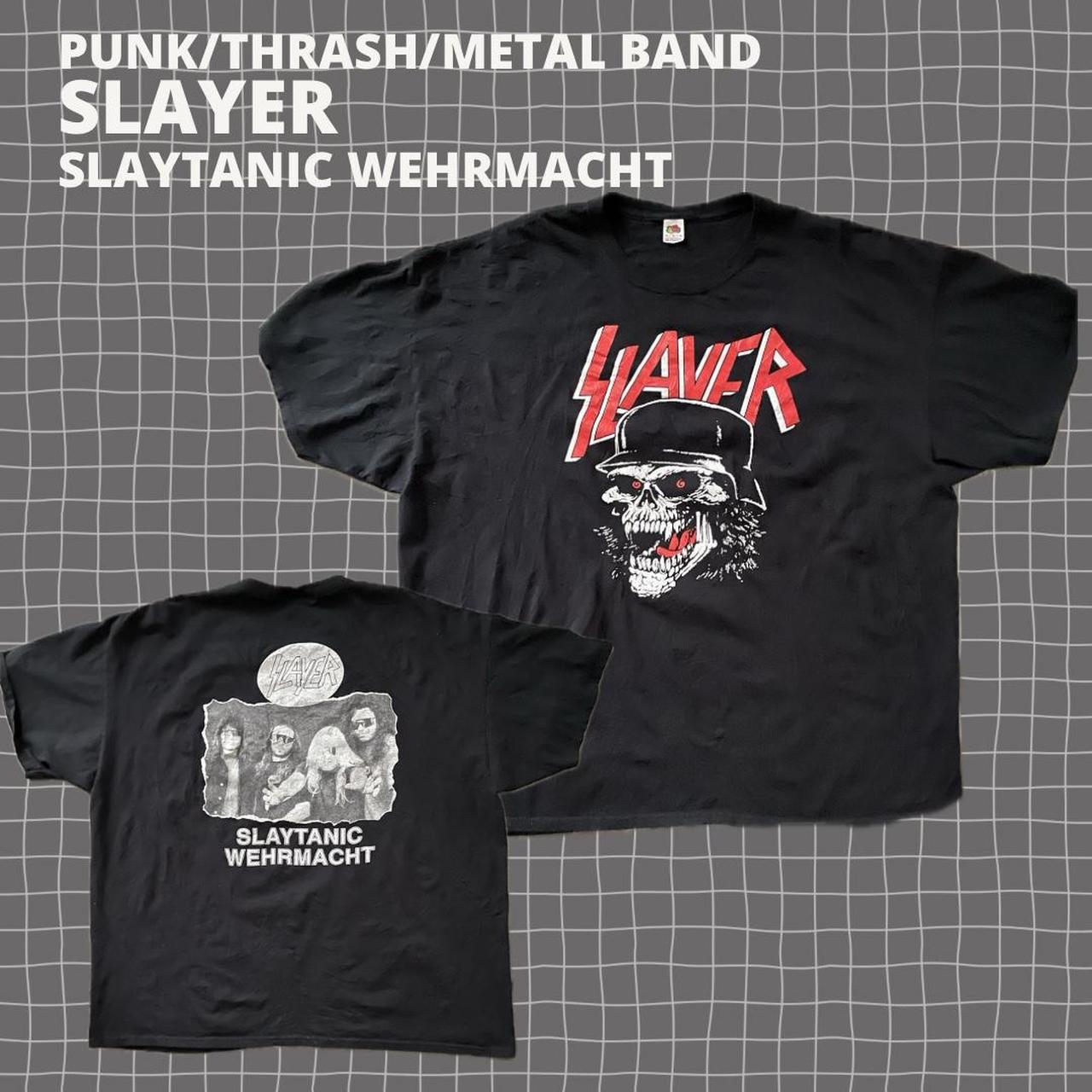 METAL PUNK THRASH SLAYER SLAYTANIC WHERMACHT XL | Depop, image size:1280x1280