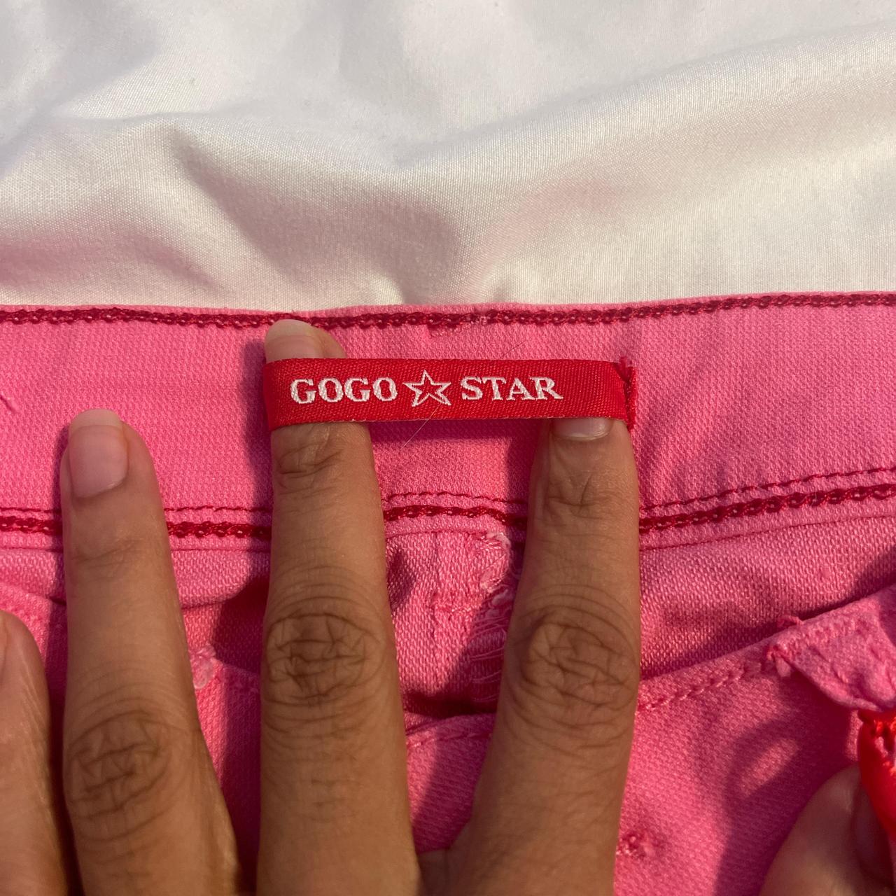 Medium pink Colombian style jeans by Depop