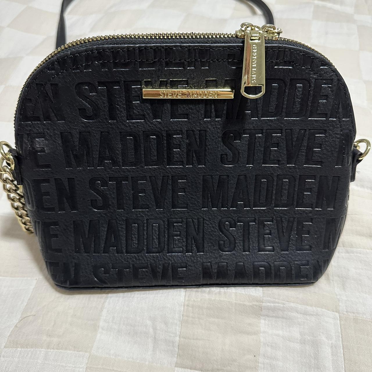 Steve Madden handbag Black leather #handbag... - Depop