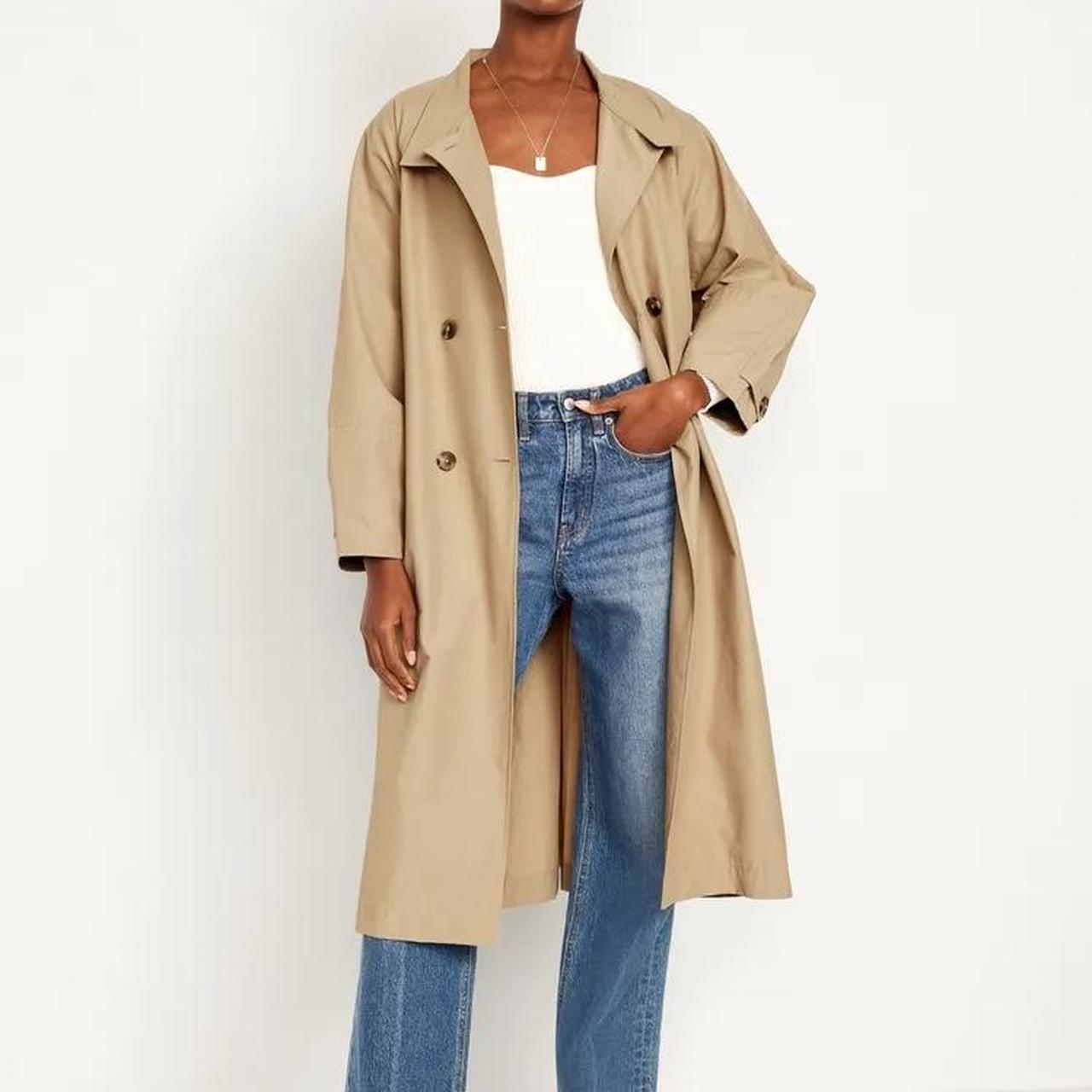 Old Navy Trench Coat - Depop