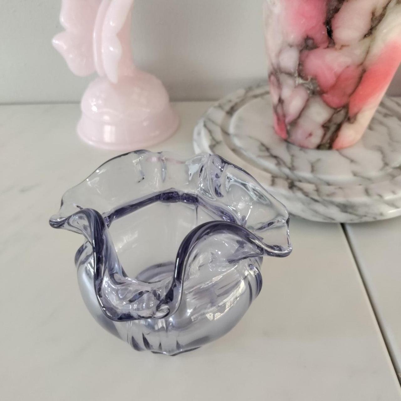 Fenton periwinkle blue dish outlet