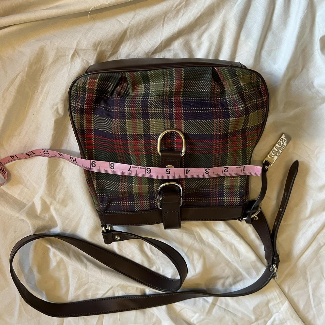 Chaps cheap plaid purse