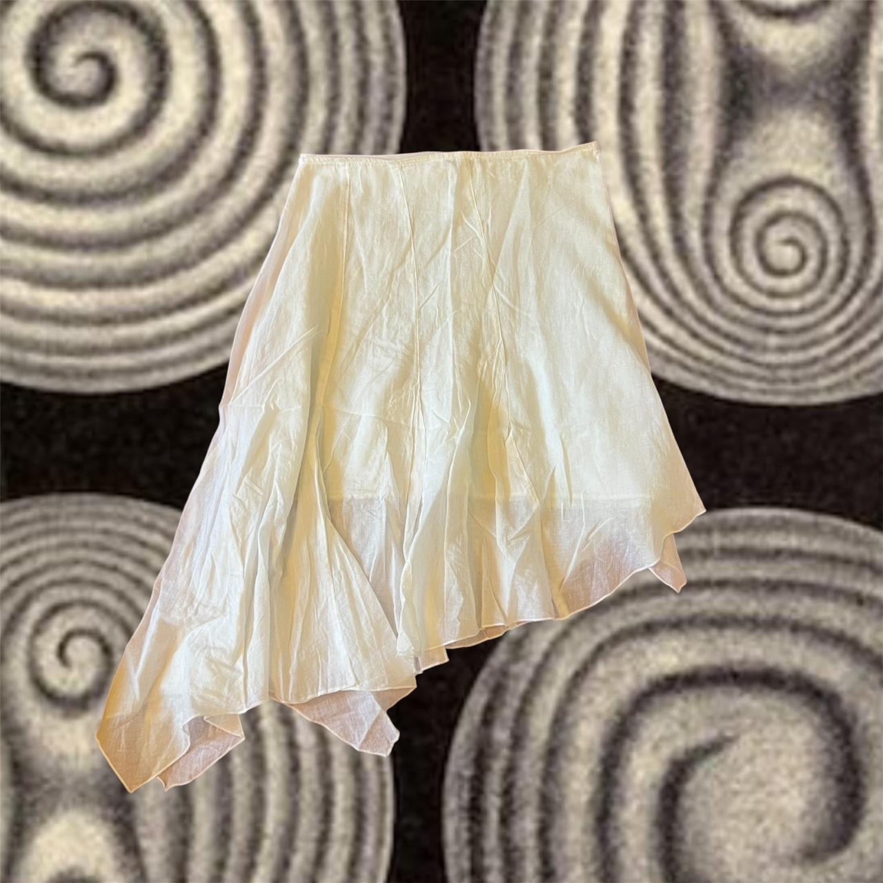Women's Skirt - White/Cream - M – Sele y2k brand … - image 1