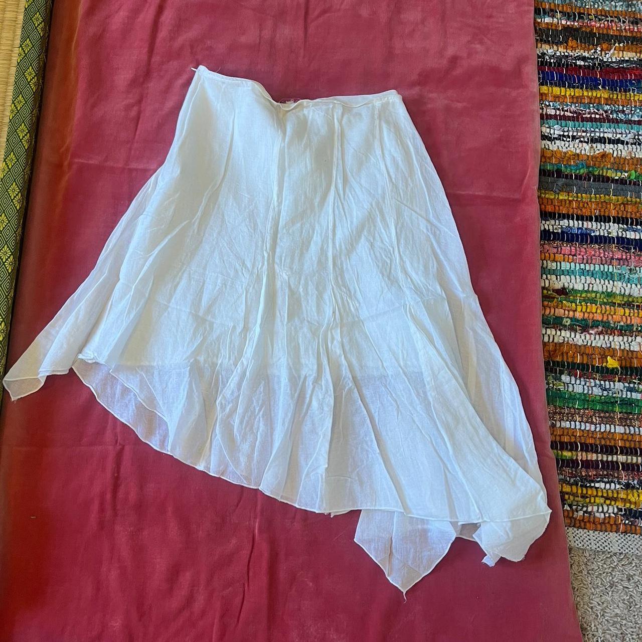 Women's Skirt - White/Cream - M – Sele y2k brand … - image 5