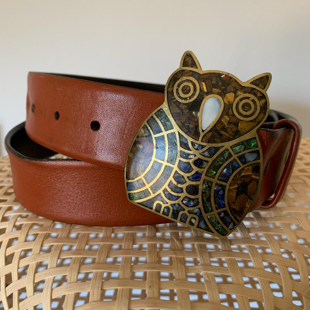 Owl belt buckle best sale