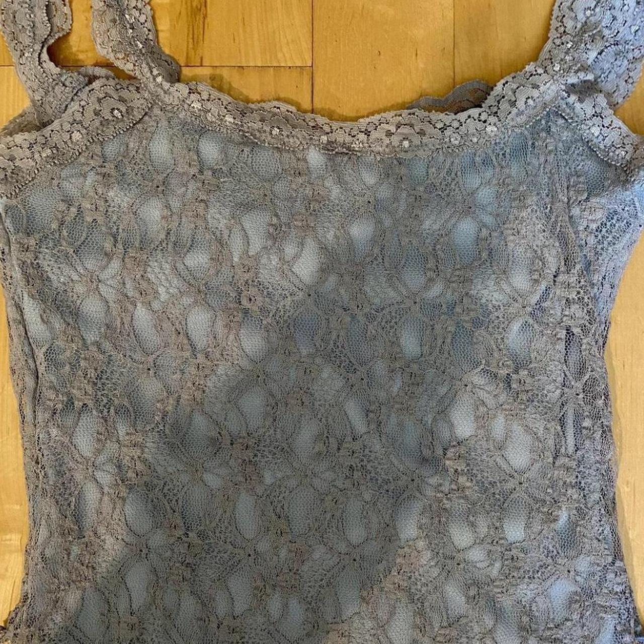  unif lace babydoll corset melody top in baby... Depop