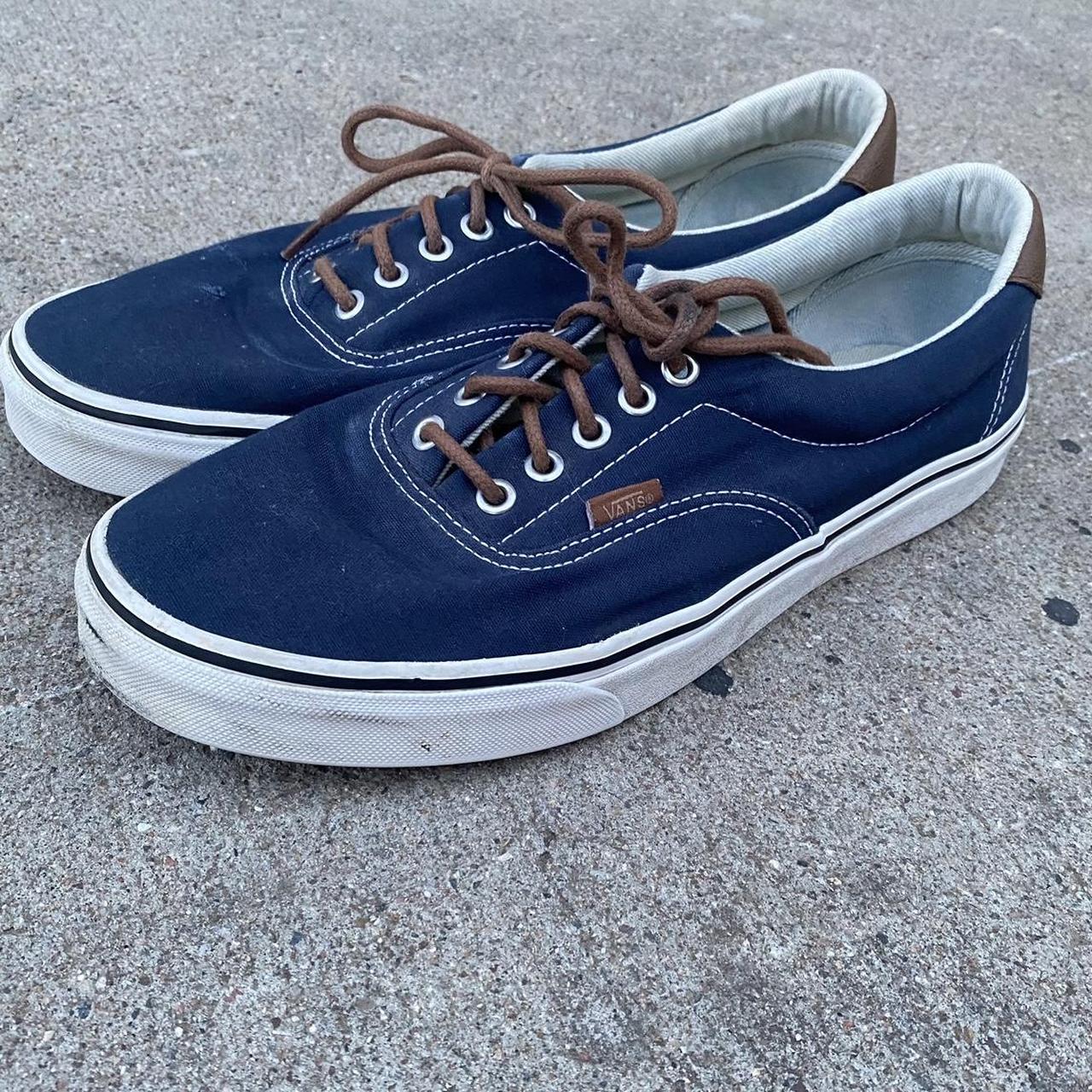 dark blue vans shoes vans shoes skater Depop