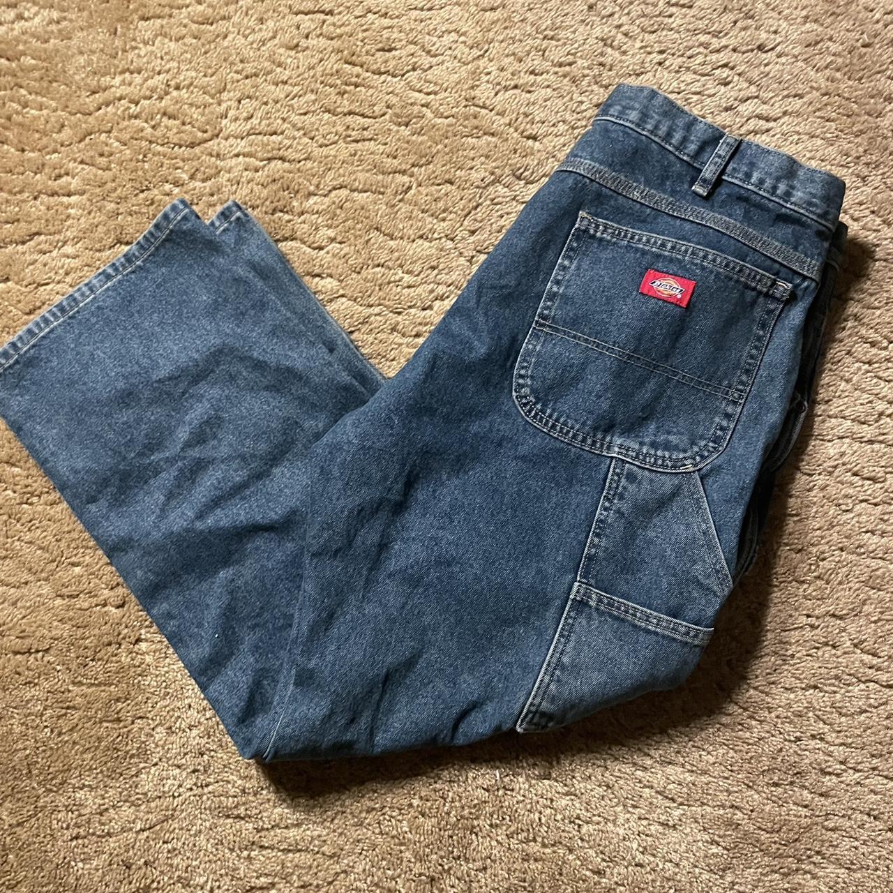 Dickies baggy carpenter jeans Size 34 x 31 9.5in... - Depop