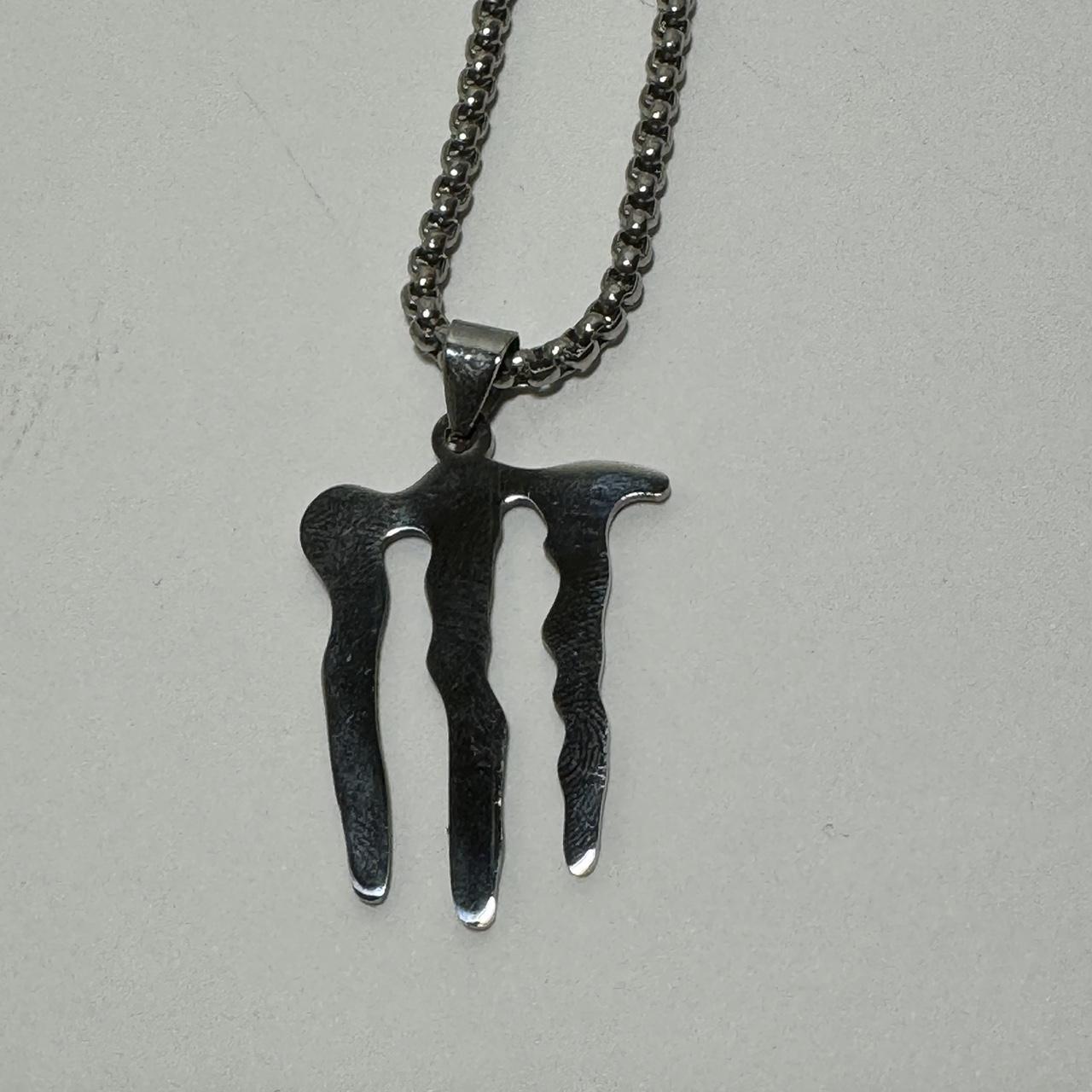 monster energy necklace - Depop