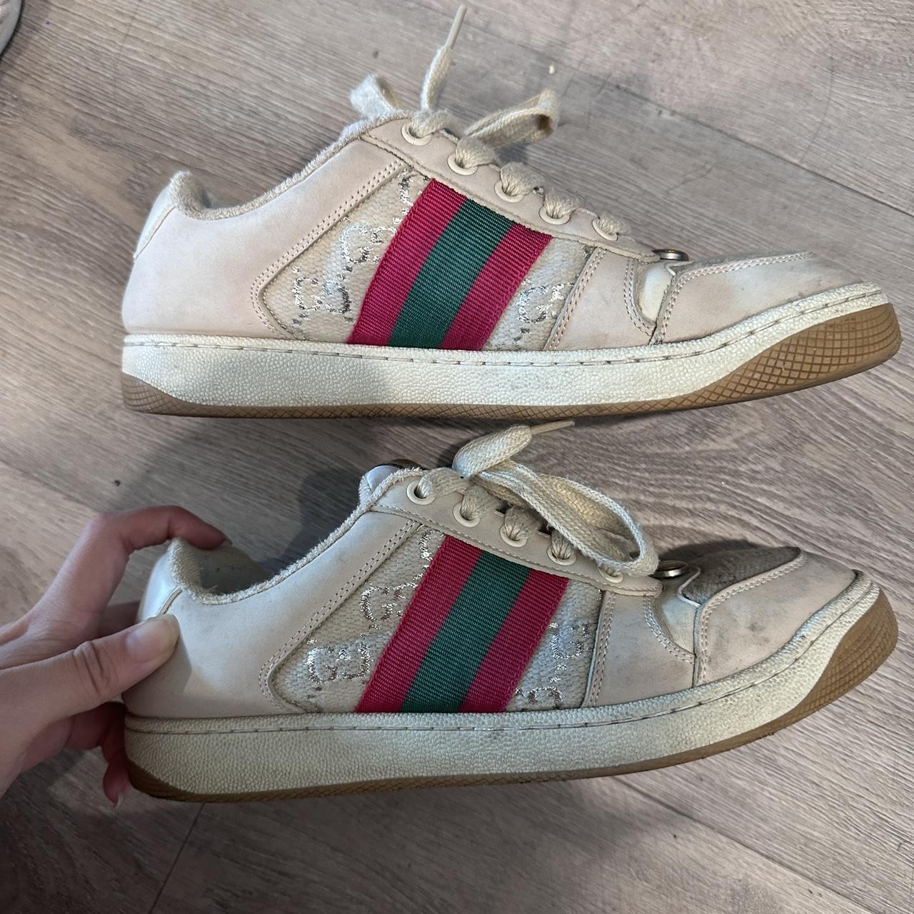 pink gucci diamond sneakers