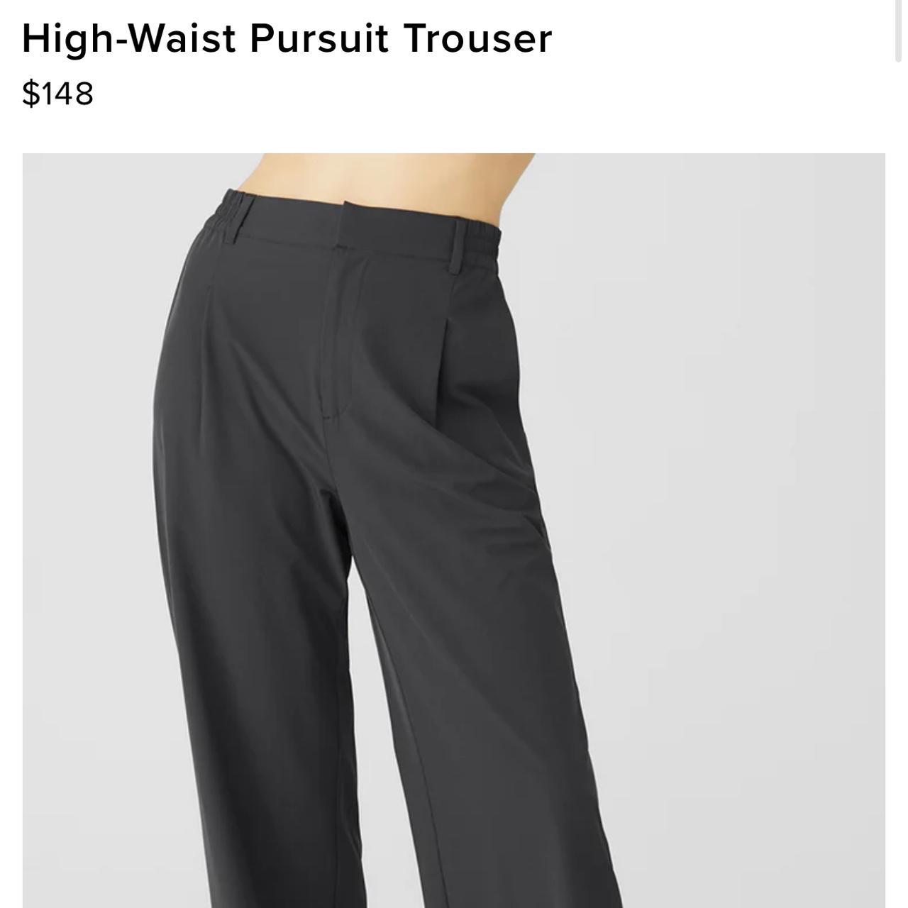 Alo yoga high waisted pursuit trouser gray - Depop