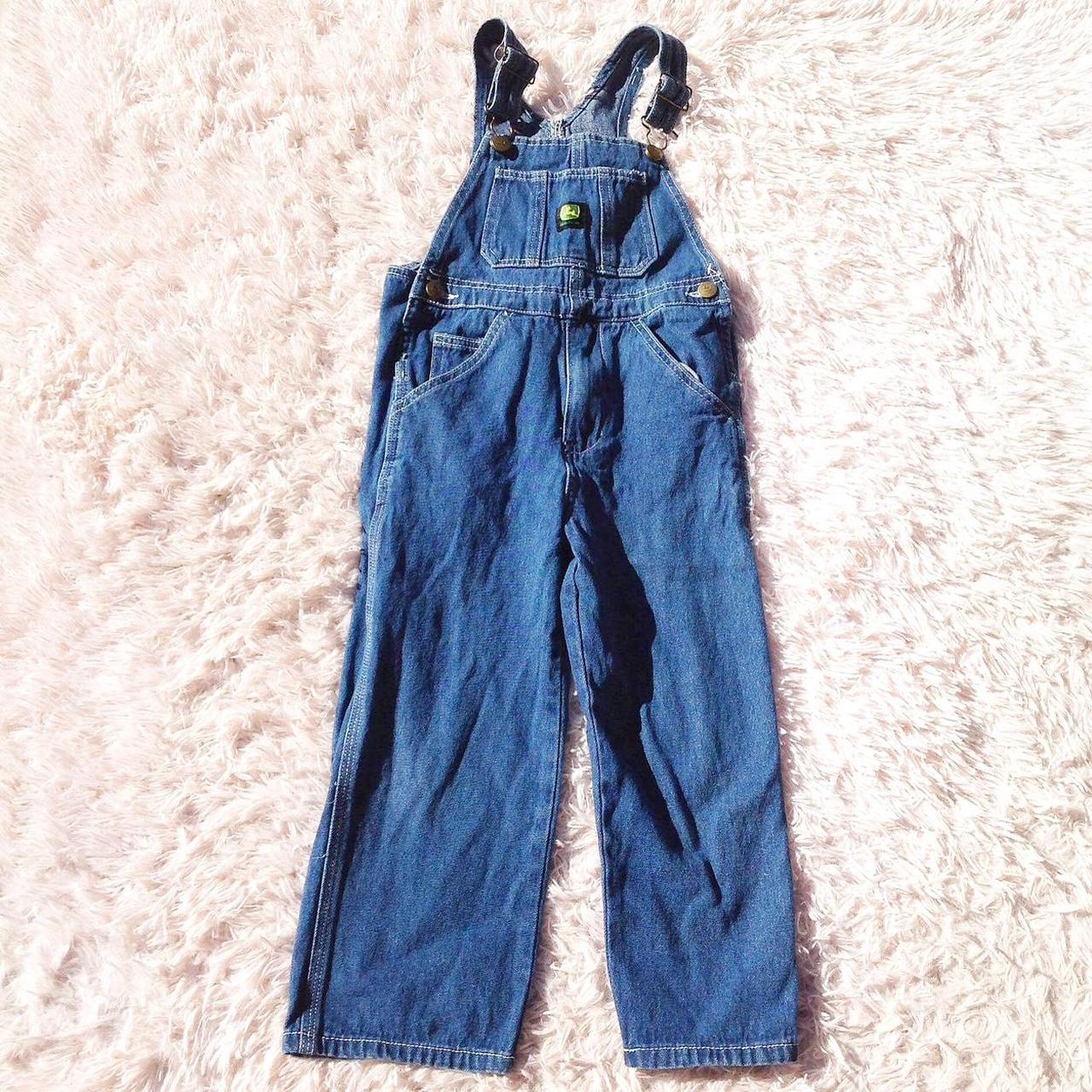 John Deere Kids Blue Bib Denim Overalls. These are... Depop