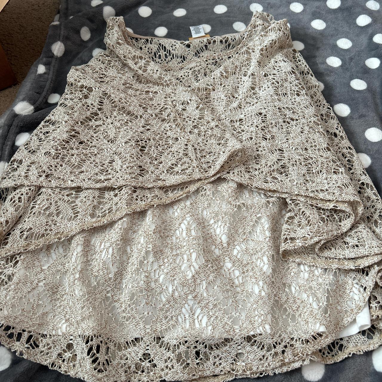 Ruby Rd. Women's Top - Cream/White - L – Ruby Rd.… - image 2