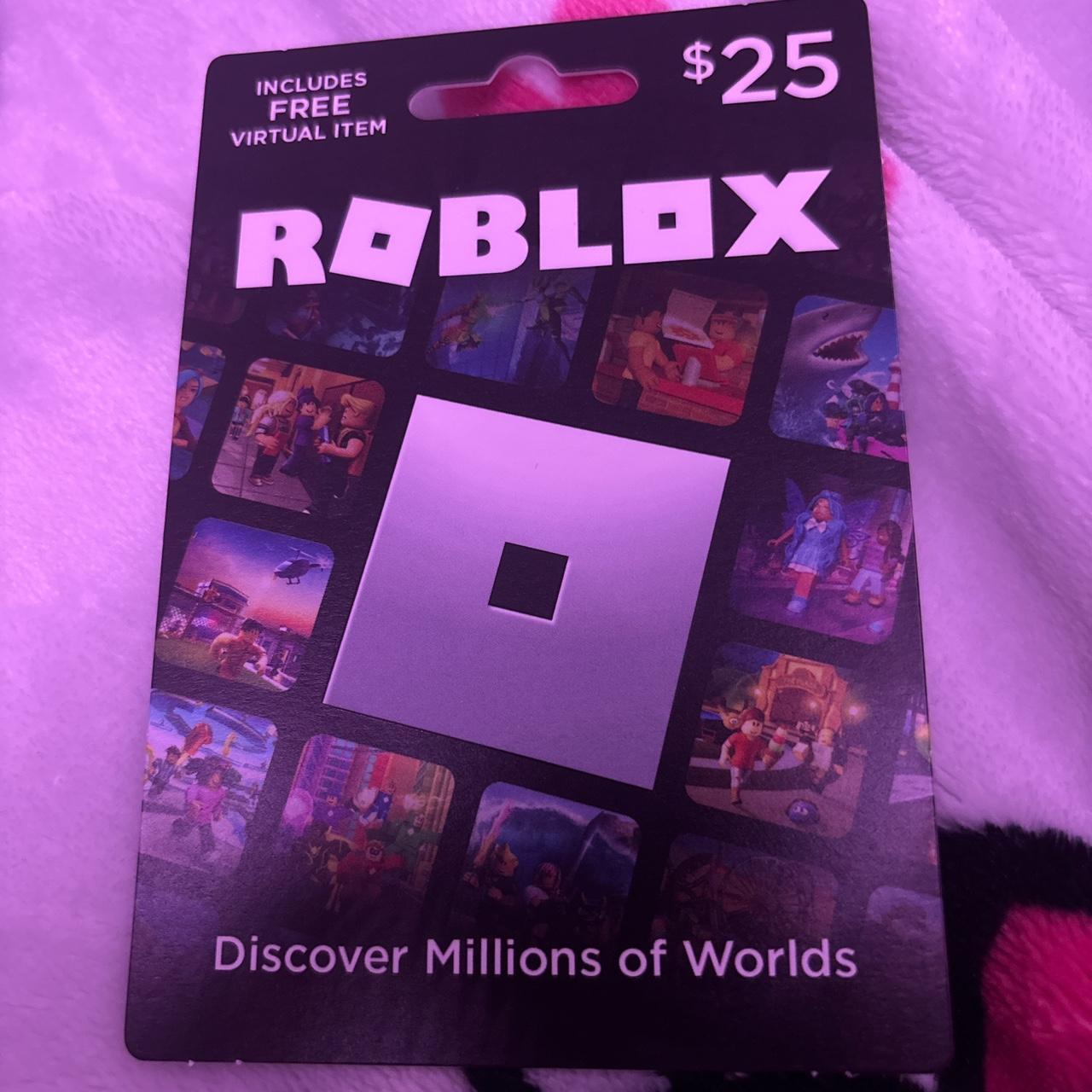 Roblox virtual item card #Roblox - Depop