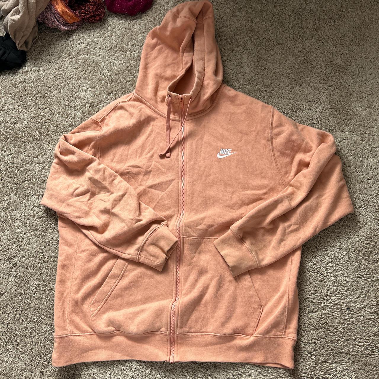 womens coral nike hoodie