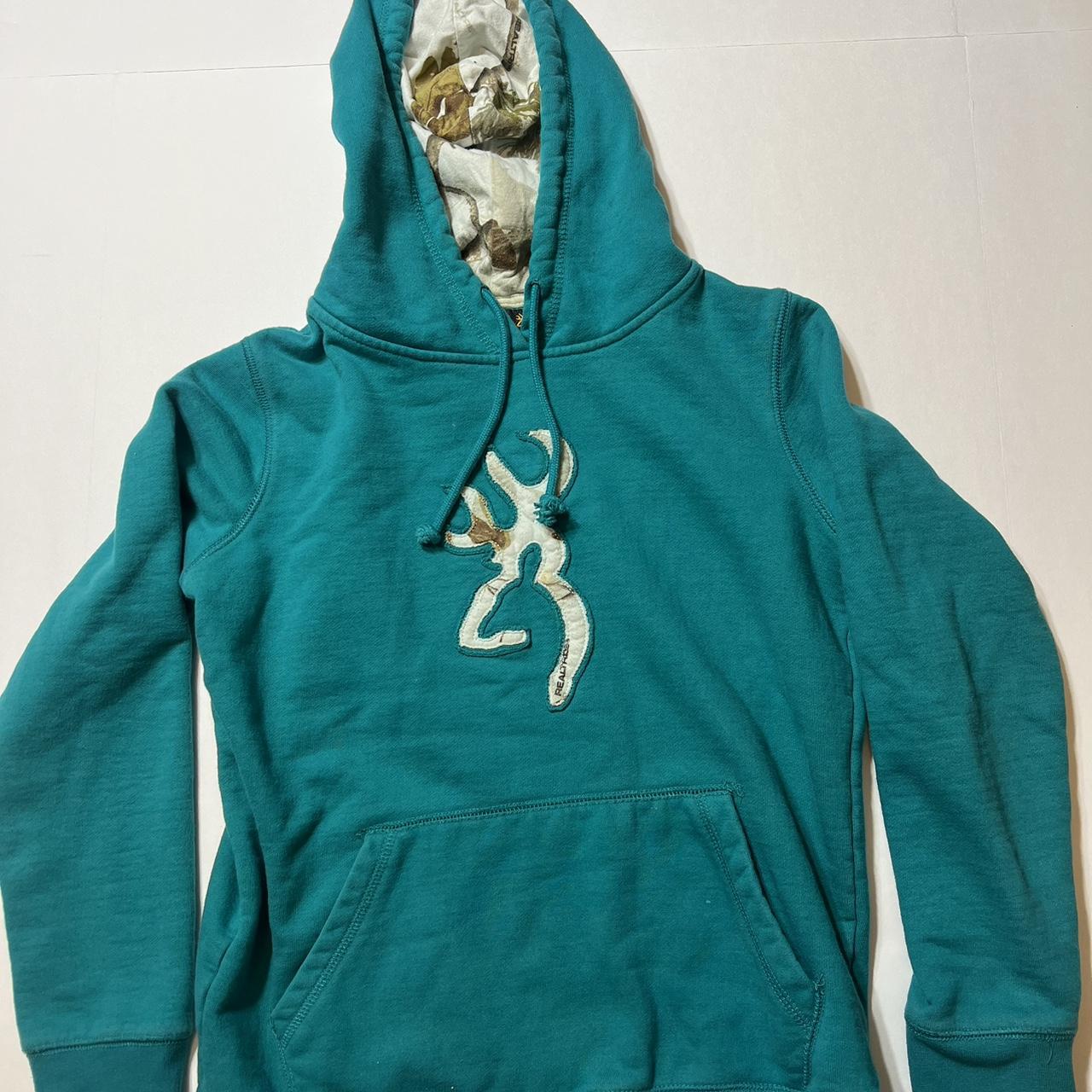 Women s small browning hoodie with camo accents