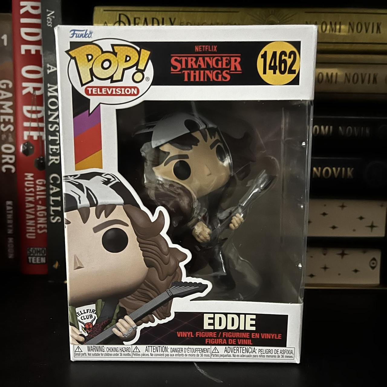 eddie munson with guitar stranger things funko 1462... - Depop