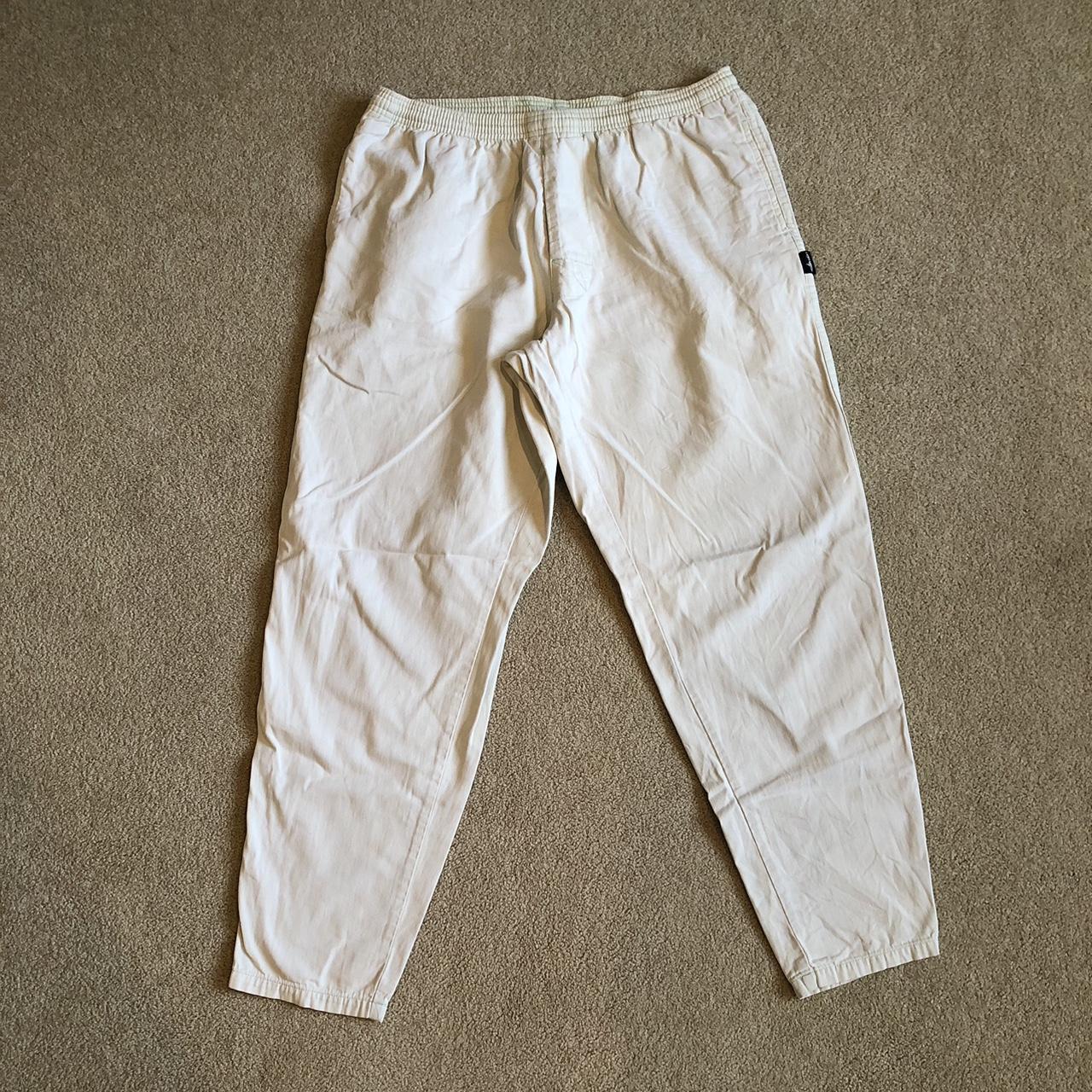 Vintage 80s White Sweatpants, Men's Fashion, Bottoms, Joggers on