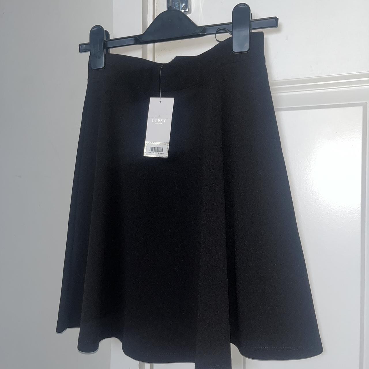 Buy Lipsy Black Jersey Flippy Mini Skater Skirt from the Next UK