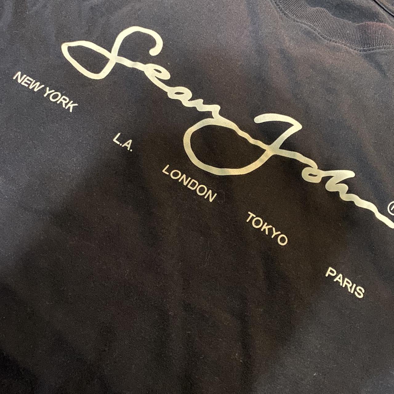 Sean John logo tee 2000s - Depop