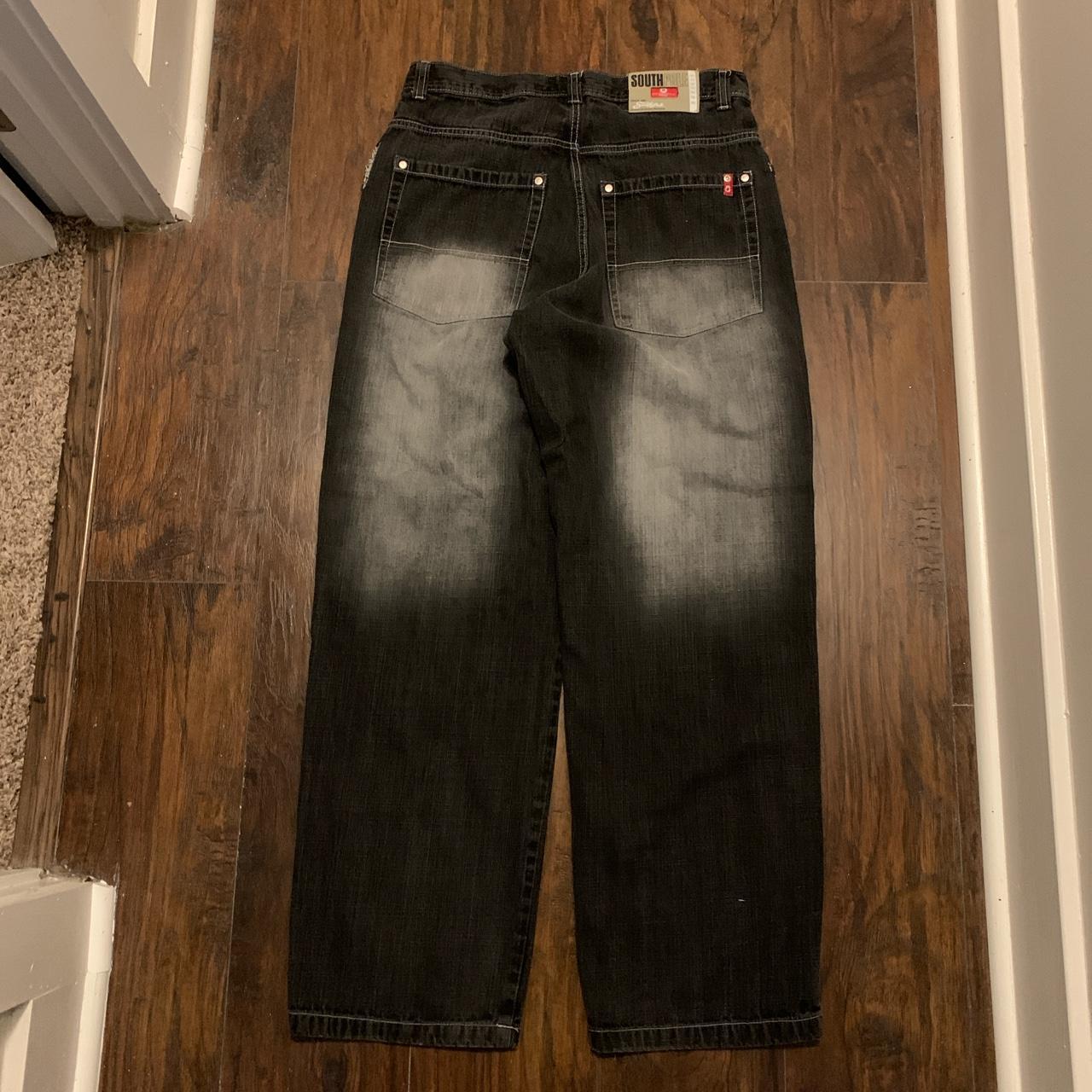 BLACK RED TAB SOUTHPOLES ⚜️ Size 34 These are so | Depop
