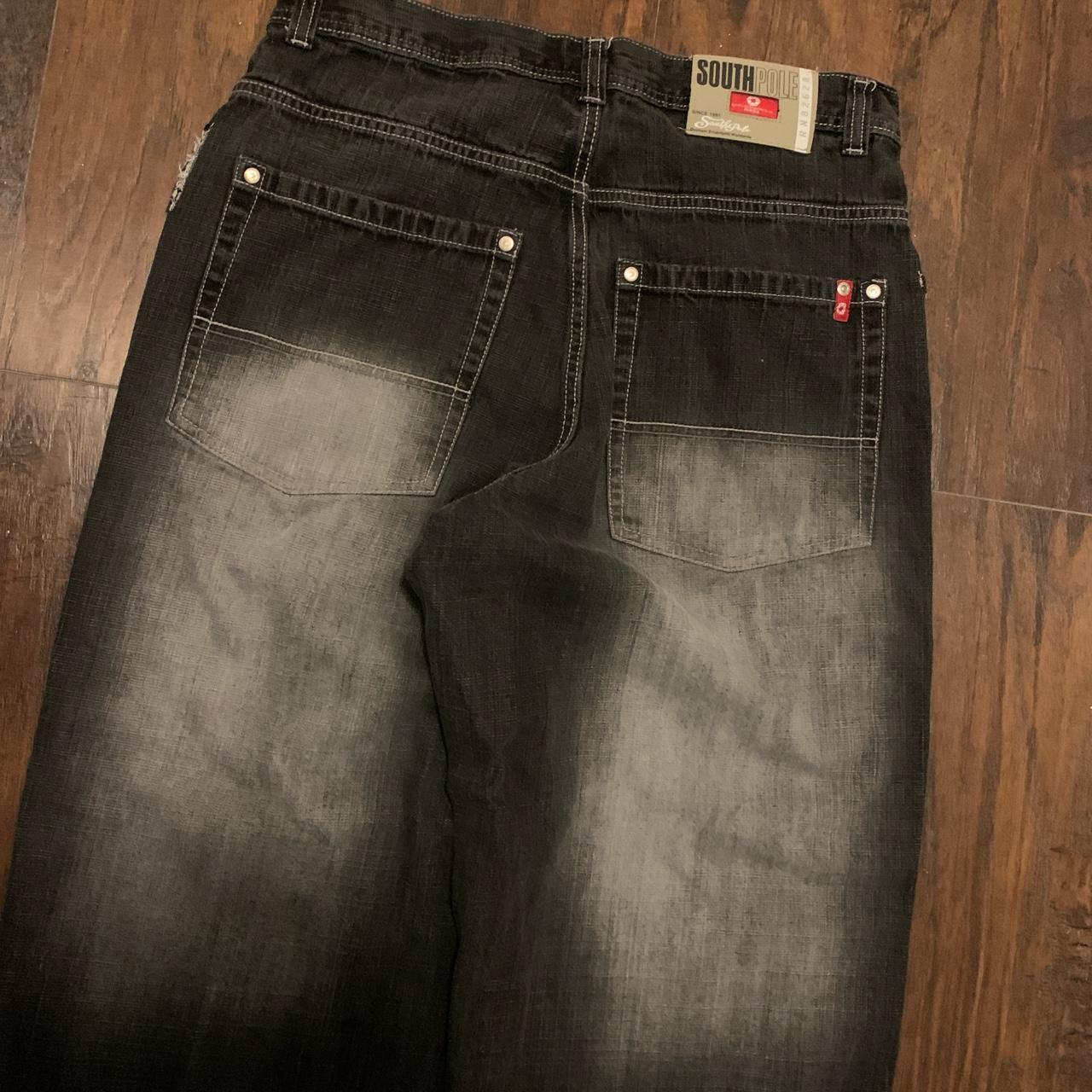 BLACK RED TAB SOUTHPOLES ⚜️ Size 34 These are so | Depop