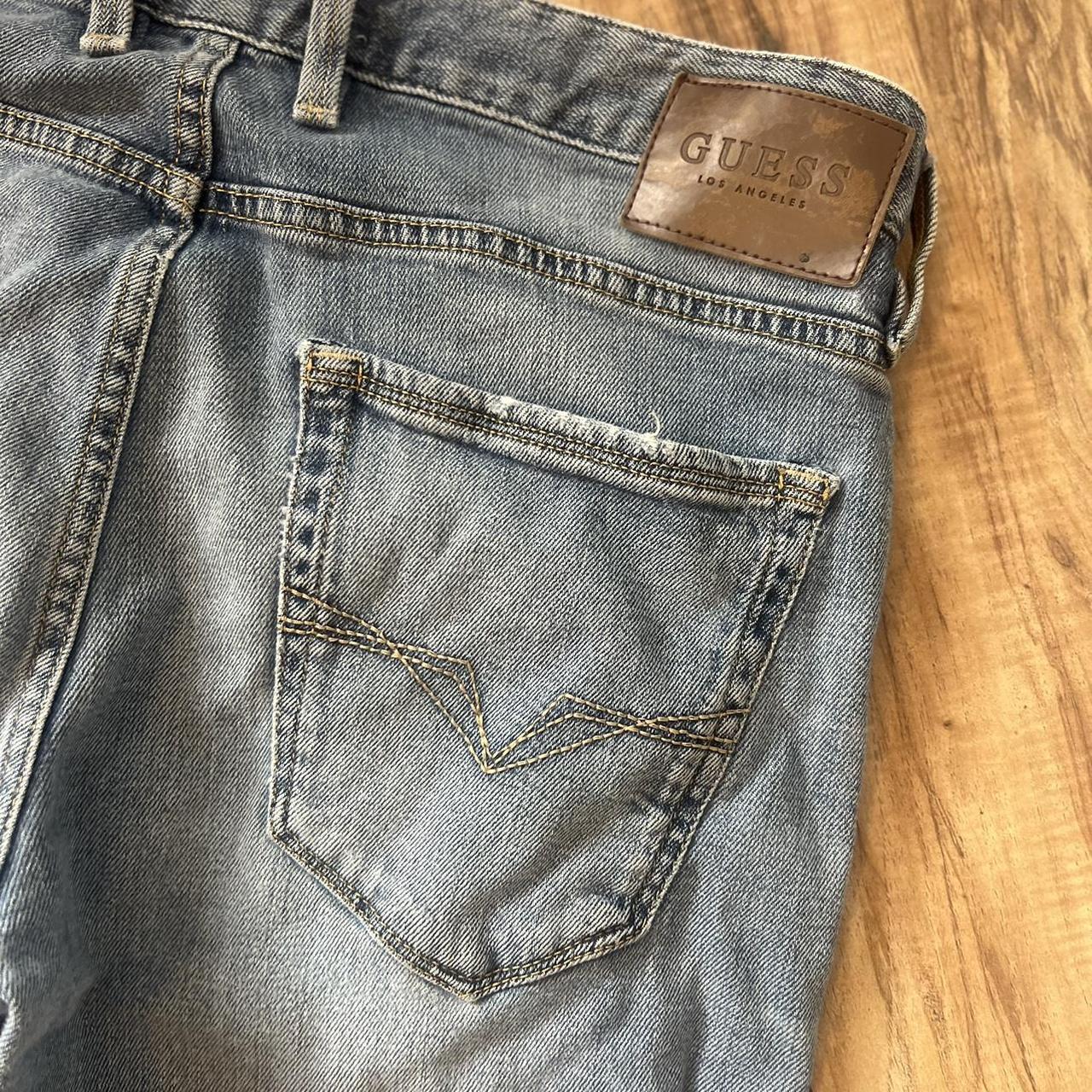 Vintage Guess Jeans Size 34x32 worn RN 62136 slim