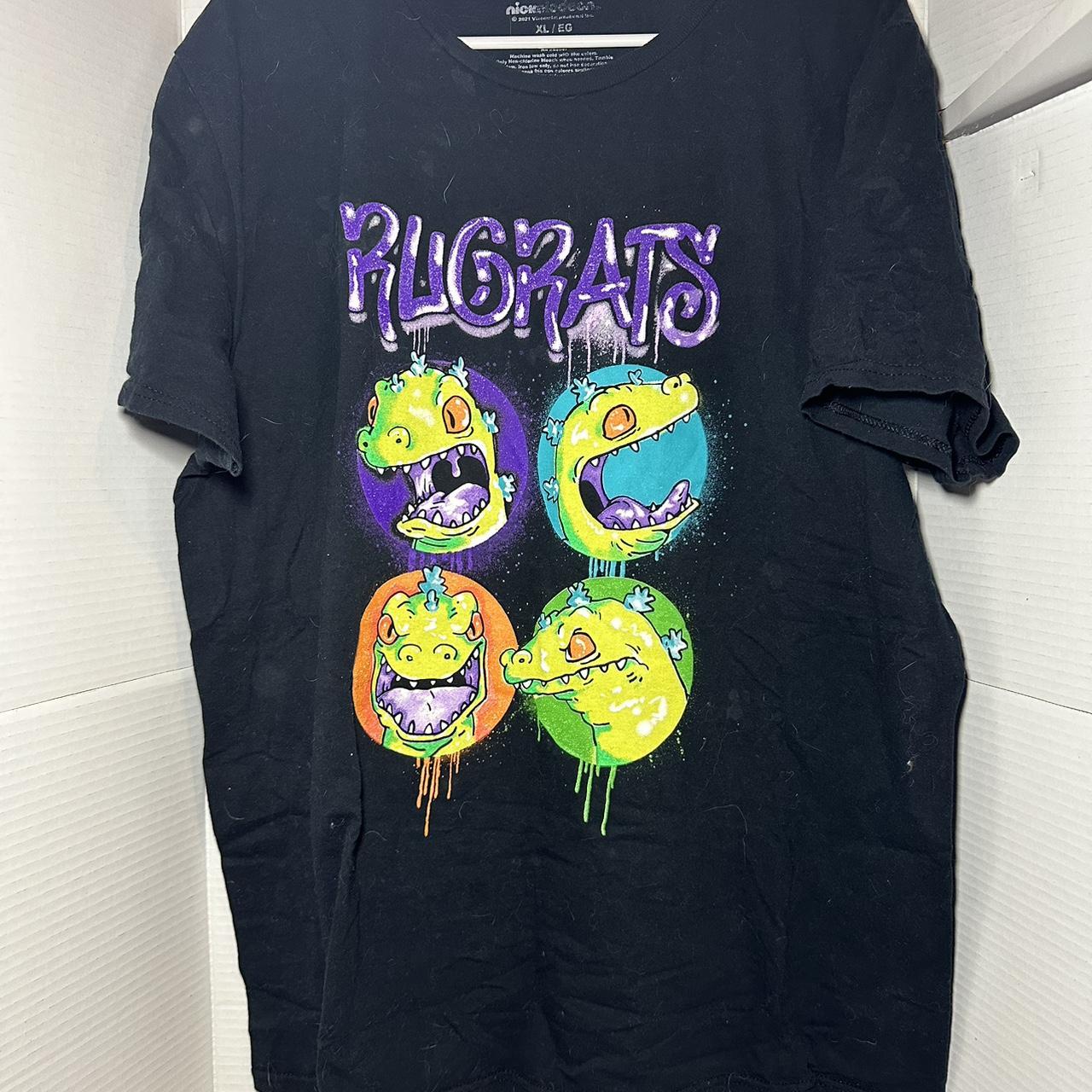 Nickelodeon Rugrats Shirt Purple Nickelodeon Rugrats Reptar Purple